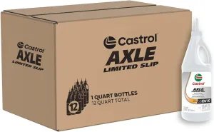 Castrol Axle Limited Slip 80W-90 Gear Oil - 1 Quart, (Pack of 12)