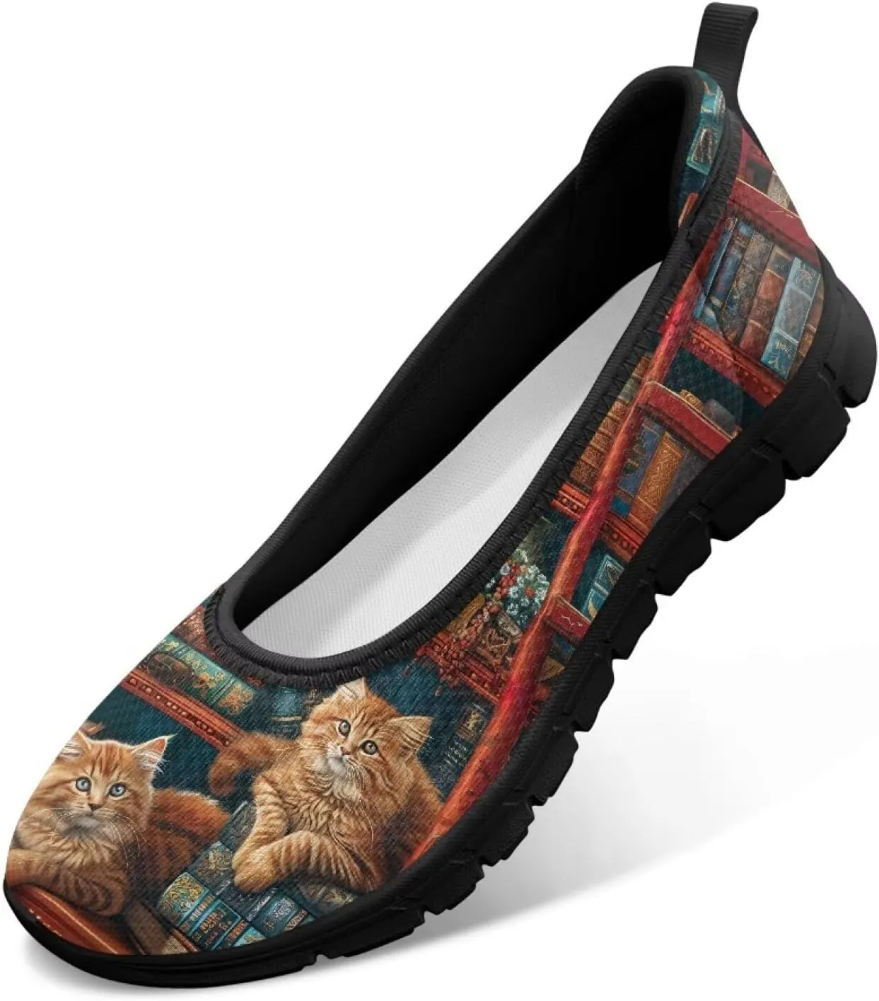 Casual Shoes for Women Trendy Slip On Sneakers Round Toe Flats for Women