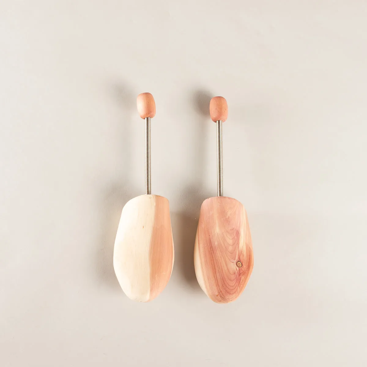 Cedarwood travel shoe trees