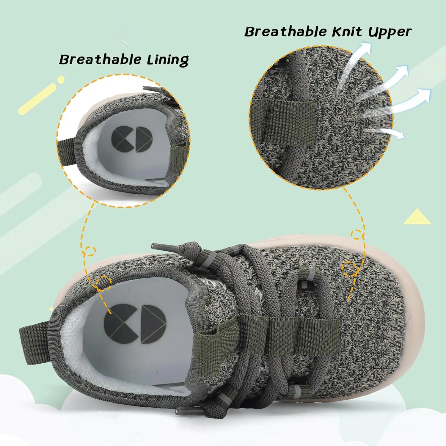 Centipede Demon Toddler Shoes Boys Girls Barefoot Shoes Kids Breathable Walking Running Shoe Slip on Sneakers Lightweight Outdoor Athletic Tennis Shoe
