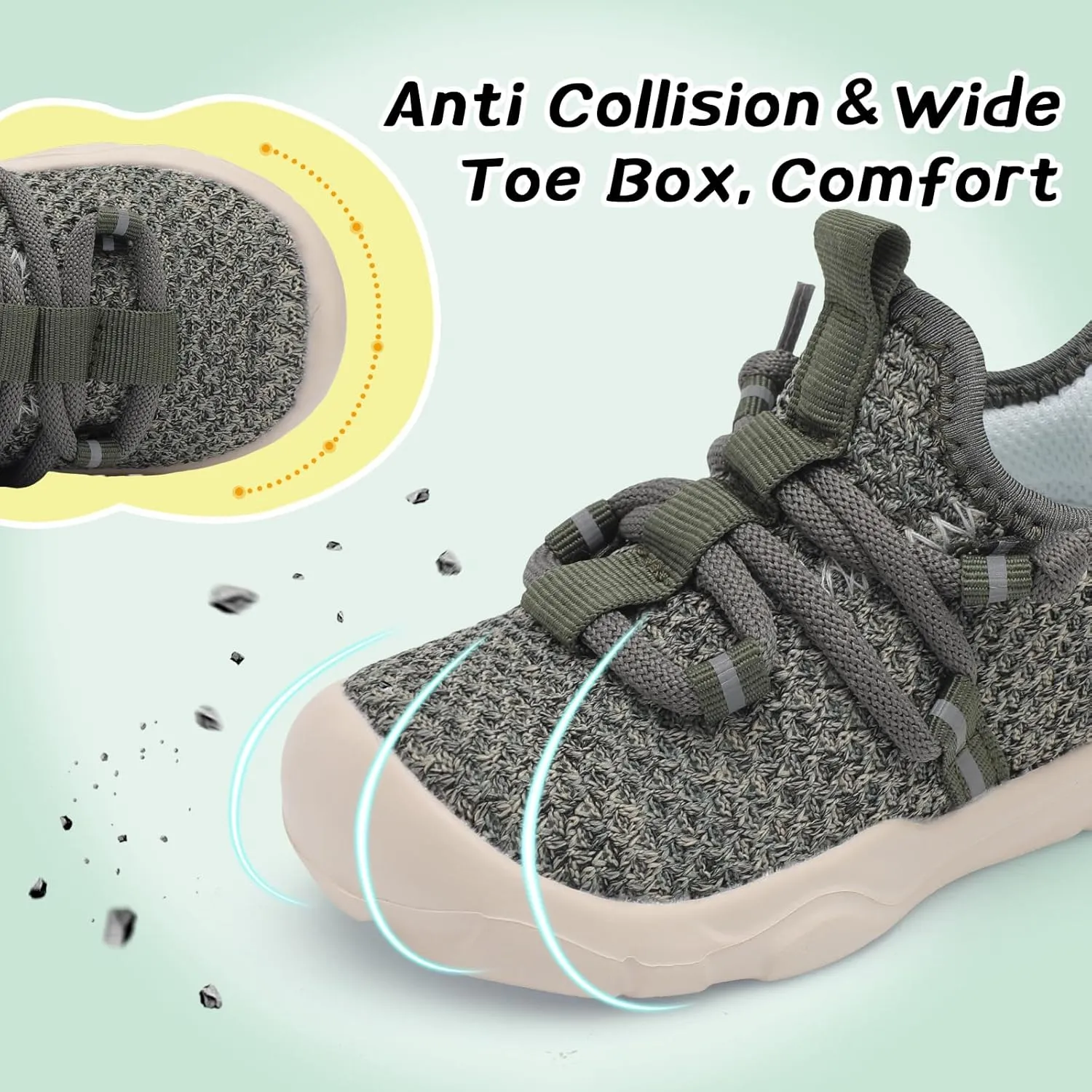 Centipede Demon Toddler Shoes Boys Girls Barefoot Shoes Kids Breathable Walking Running Shoe Slip on Sneakers Lightweight Outdoor Athletic Tennis Shoe