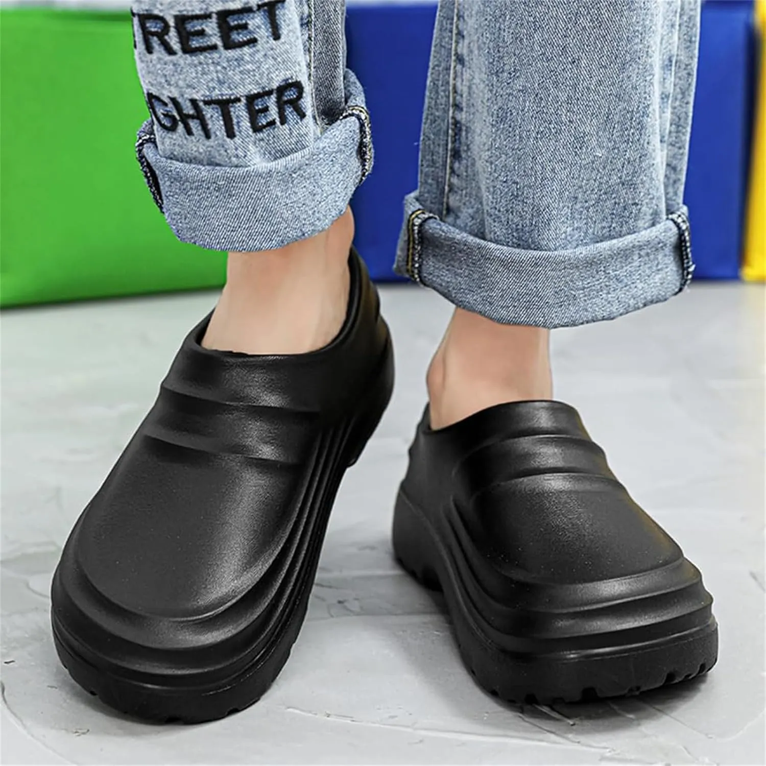 Chef Shoes for Women Men, Unisex Non Slip Work Shoes, Slip Resistant Lightweight Waterproof Outdoor Armadillo Clogs