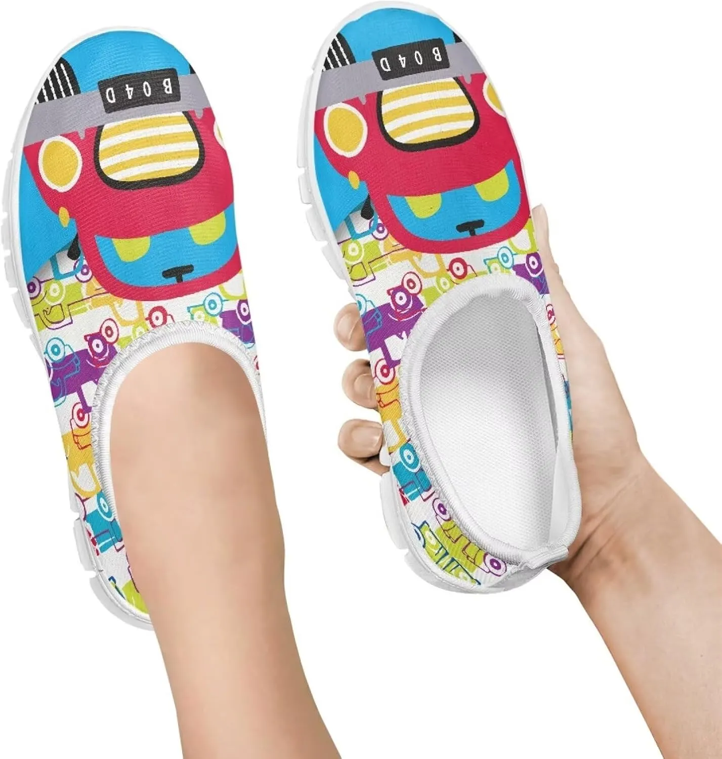 Children's Casual Shoes Slip on Walking Shoes for Little Boys Girls Breathable Running Shoes Lightweight Non-Slip Unisex Fashion Sneakers SizeUS 11-15