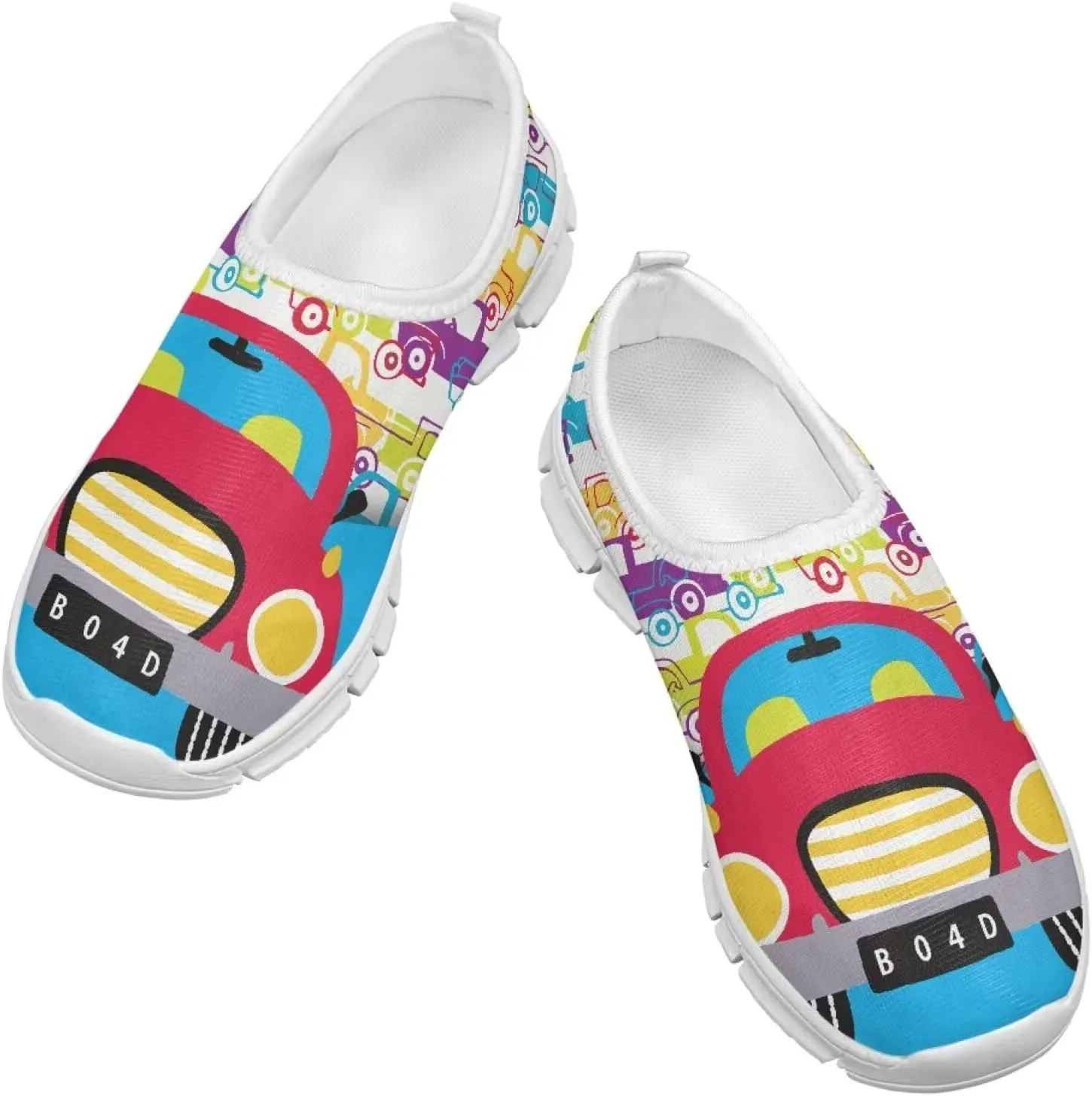 Children's Casual Shoes Slip on Walking Shoes for Little Boys Girls Breathable Running Shoes Lightweight Non-Slip Unisex Fashion Sneakers SizeUS 11-15