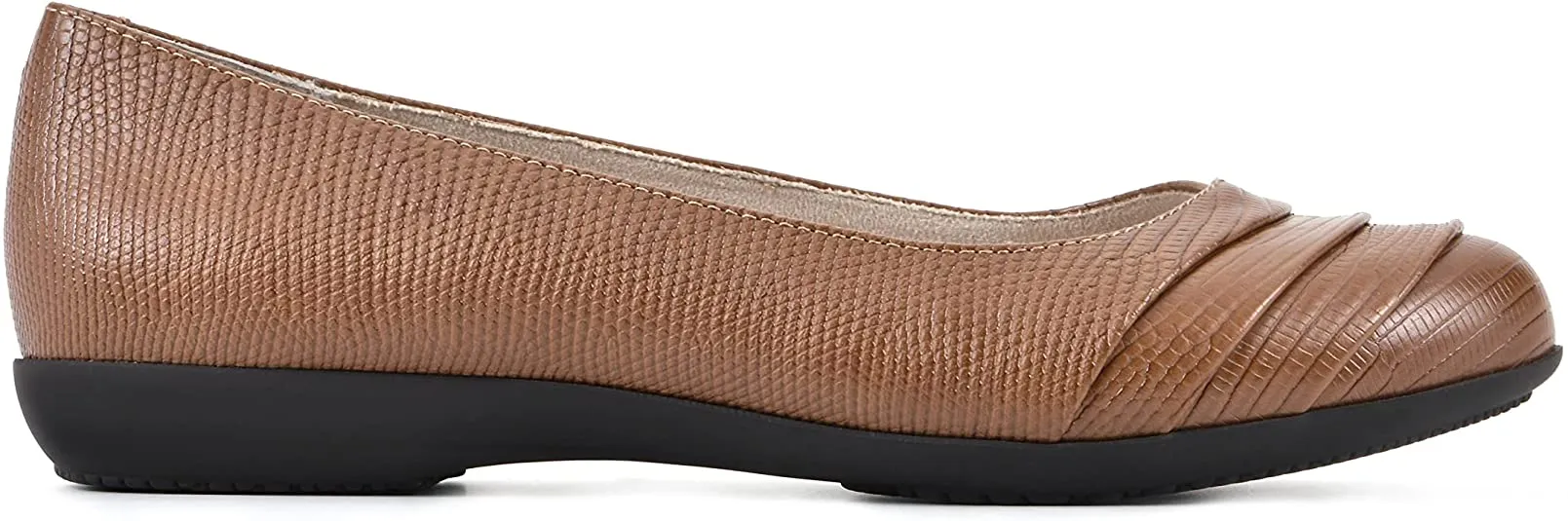 Clara Tan/Es-print Ballet Flats Cliffs Slip-On Protected Mountain High-security By Rounded White Toe