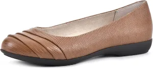 Clara Tan/Es-print Ballet Flats Cliffs Slip-On Protected Mountain High-security By Rounded White Toe