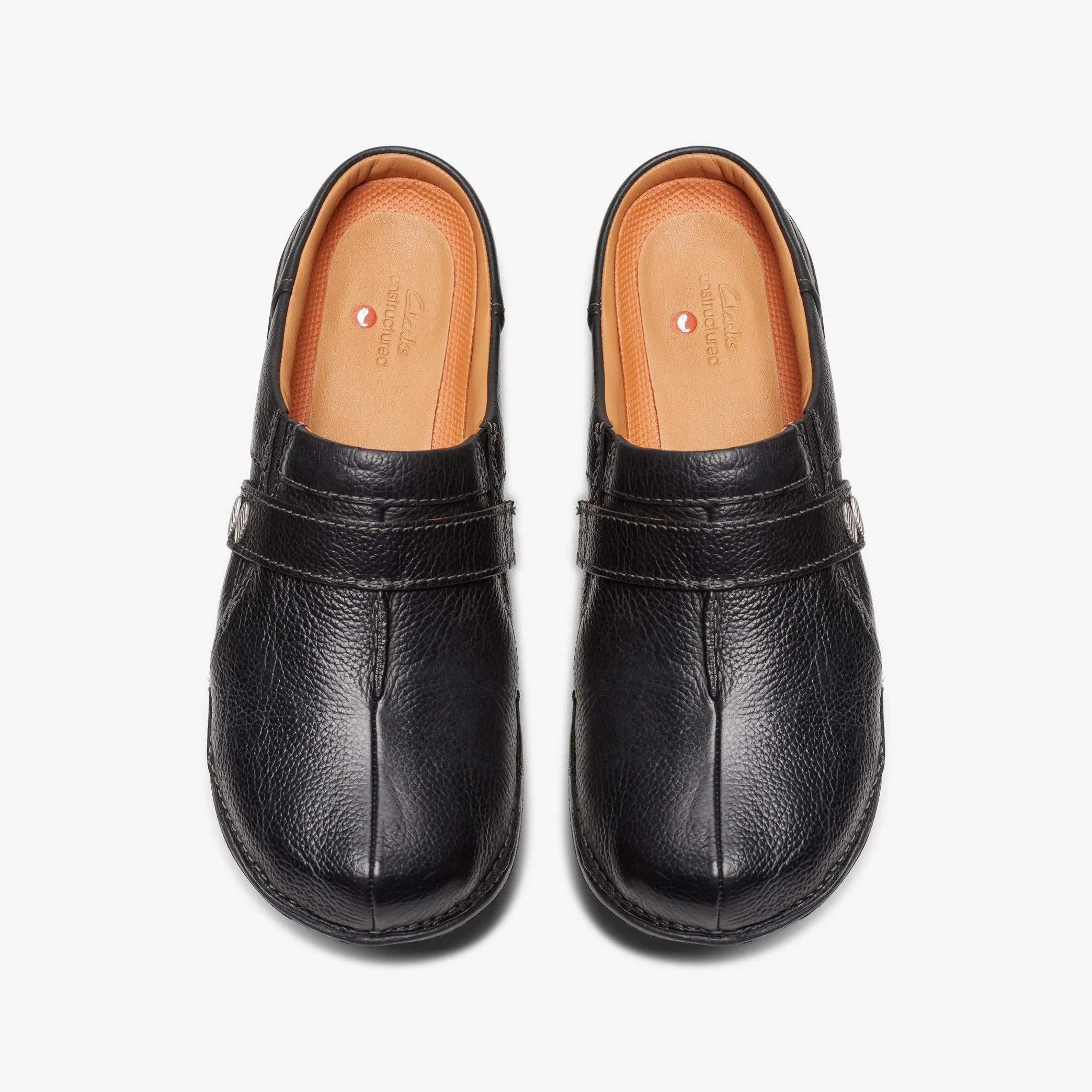 Clark's Un Loop Ease (Women's) - Black Leather