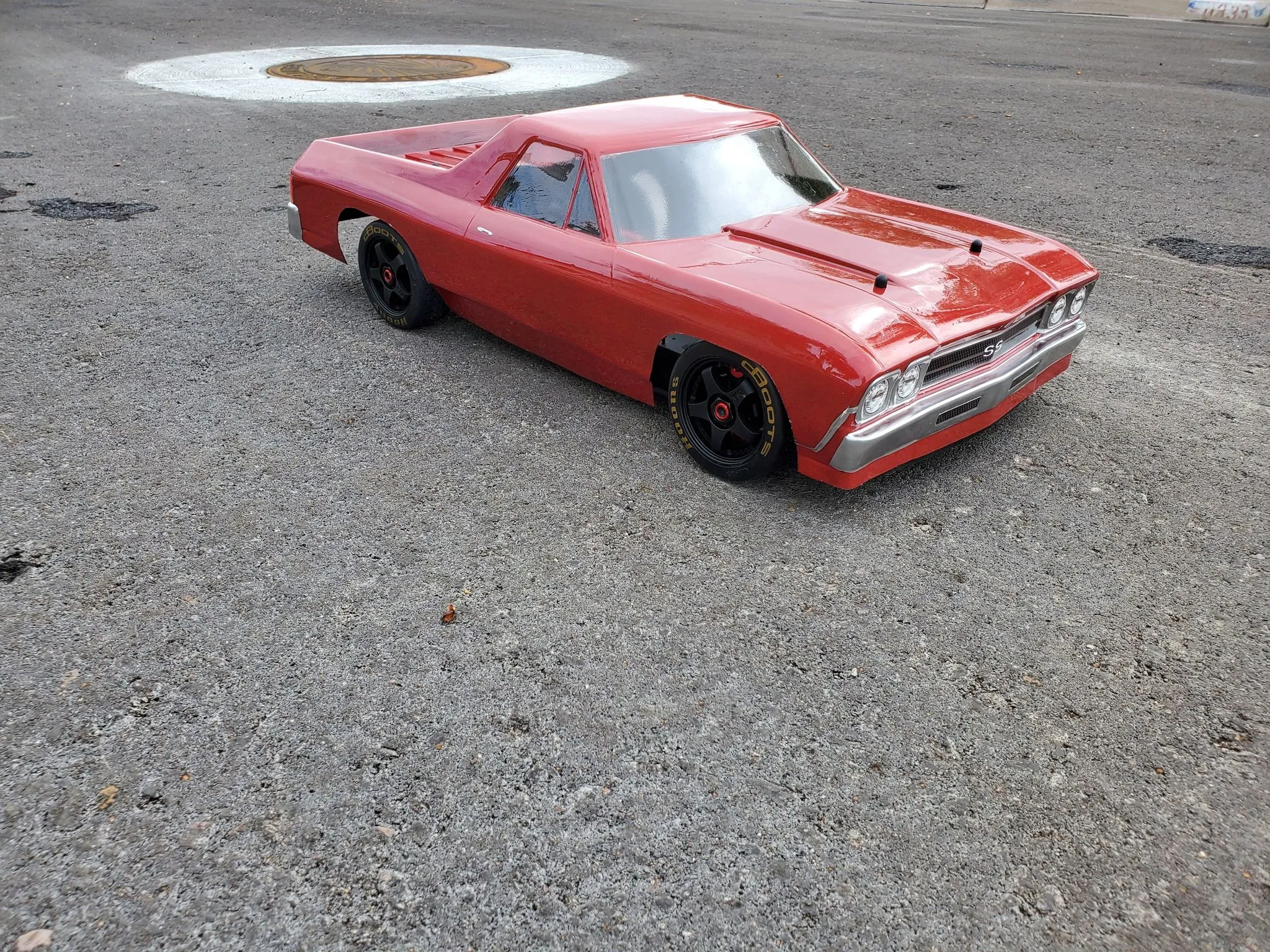 CLASSIC AMERICAN MUSCLE 1/7 SCALE CLEAR RC CAR BODY - 8513