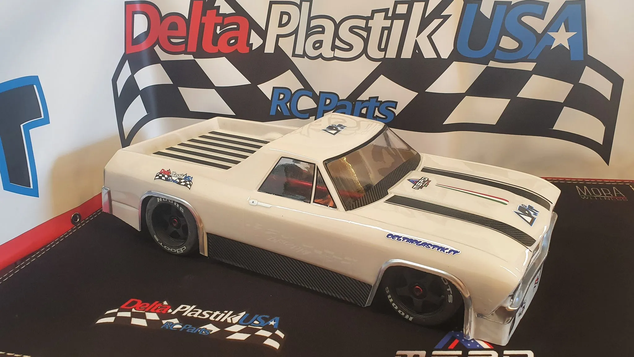 CLASSIC AMERICAN MUSCLE 1/7 SCALE CLEAR RC CAR BODY - 8513