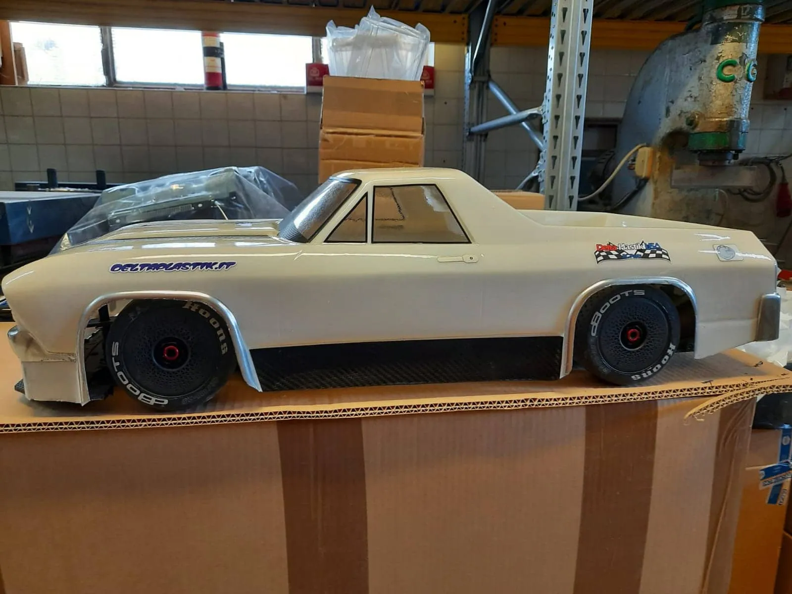 CLASSIC AMERICAN MUSCLE 1/7 SCALE CLEAR RC CAR BODY - 8513