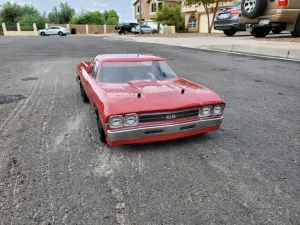 CLASSIC AMERICAN MUSCLE 1/7 SCALE CLEAR RC CAR BODY - 8513