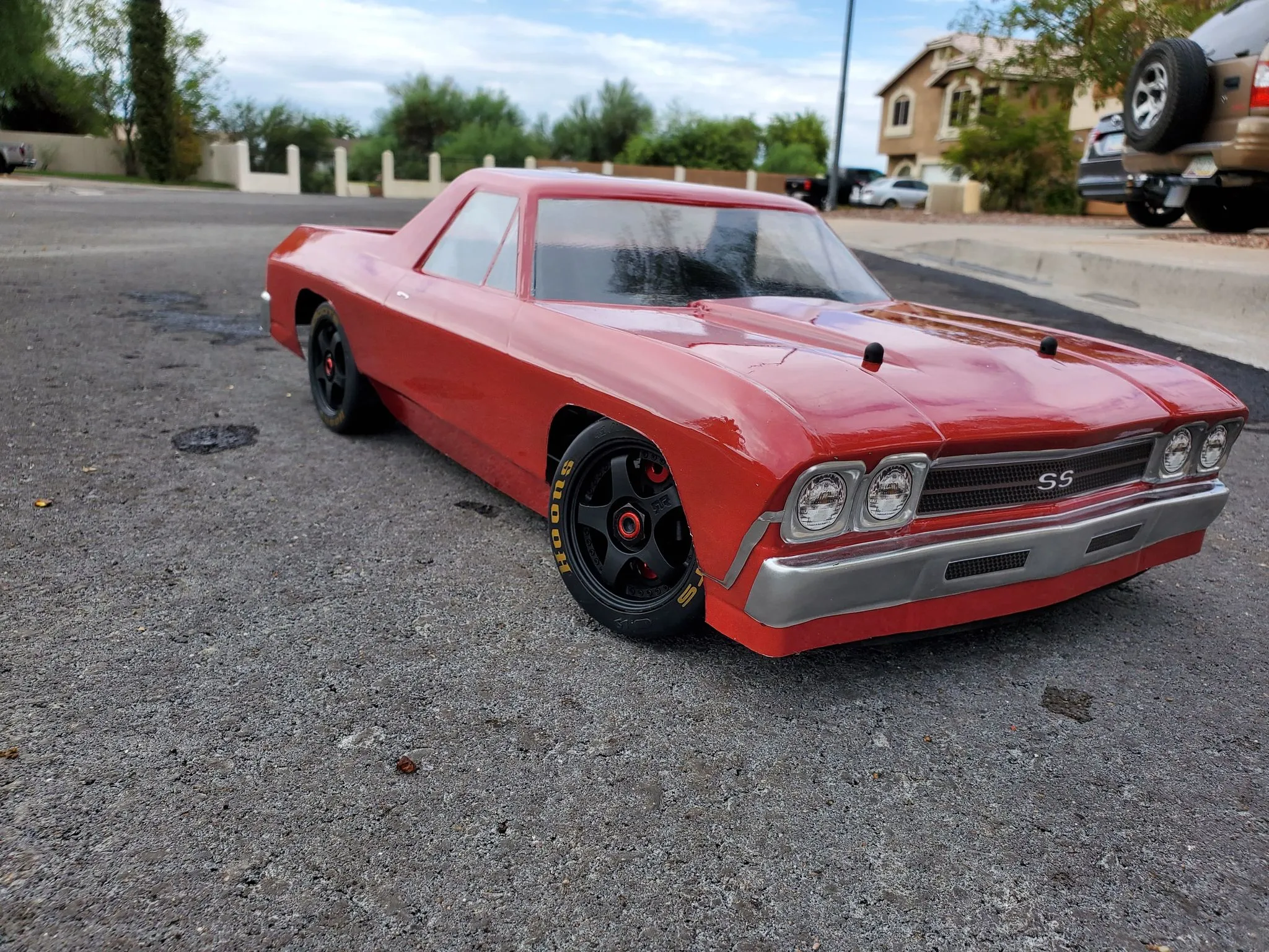 CLASSIC AMERICAN MUSCLE 1/7 SCALE CLEAR RC CAR BODY - 8513