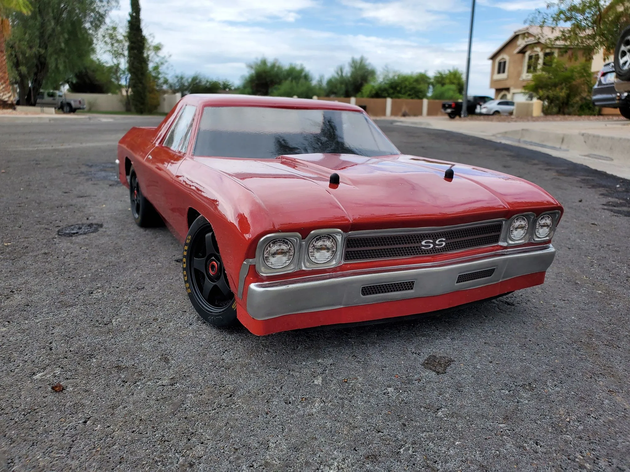 CLASSIC AMERICAN MUSCLE 1/7 SCALE CLEAR RC CAR BODY - 8513
