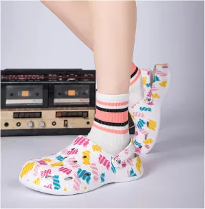 Classic Clogs for Men and Women, Arch Support Garden Shoes, Non Slip Hollow Colorful Clogs, Light Weight Comfort Slip-on Slippers for Indoor Outdoor
