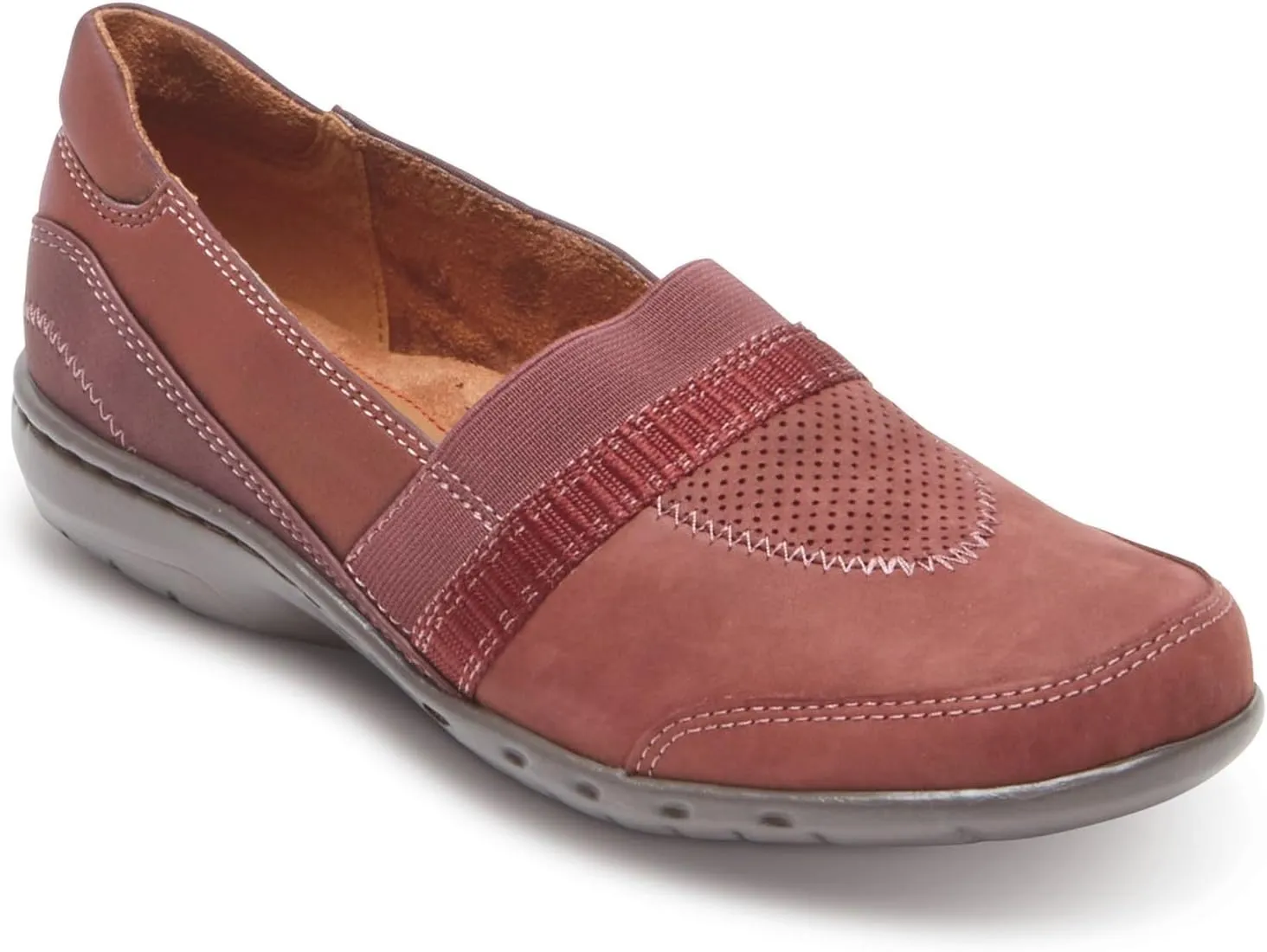 Cobb Hill Penfield A Line Casual Slip-On Women's Slip On, 11 B(M) US, Redwood