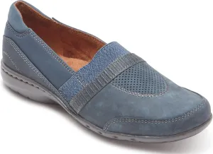 Cobb Hill Penfield A Line Casual Slip-On Women's Slip On, 9.5 B(M) US, Blue