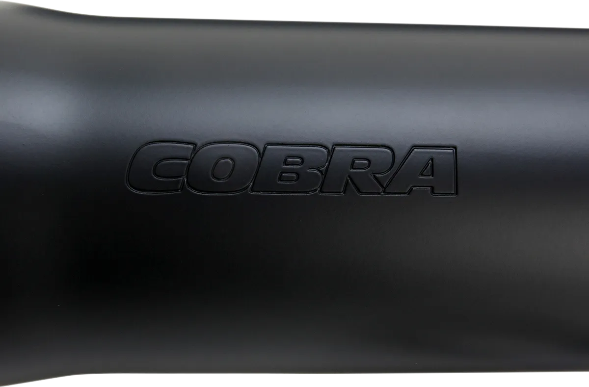 COBRA 3" RPT Mufflers for '07-'17 Softail - Black 6053B