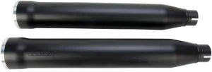 COBRA 3" RPT Mufflers for '07-'17 Softail - Black 6053B