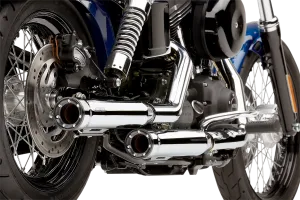 COBRA 3" RPT Mufflers for '95-'17 FXD - Chrome 6055