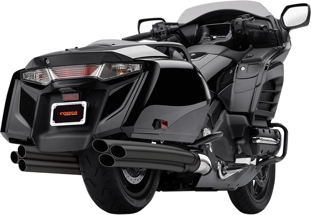 COBRA 6-6 Mufflers Black GL1800F6B Gold Wing Bagger 2013-2017 1217B