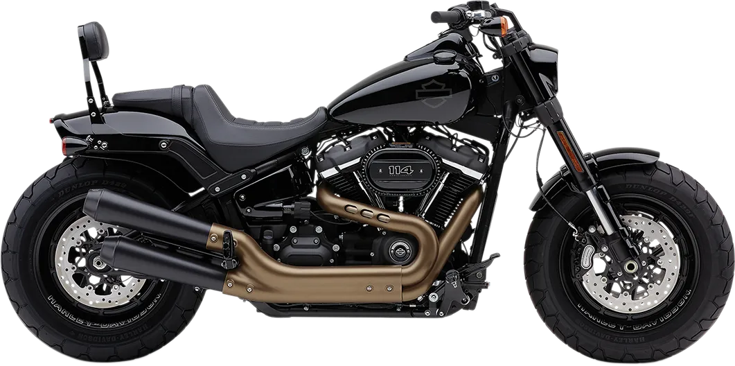 COBRA Black El Diablo Mufflers for Fat Bob 6046B