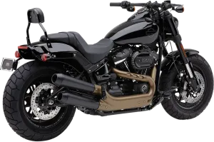 COBRA Black El Diablo Mufflers for Fat Bob 6046B