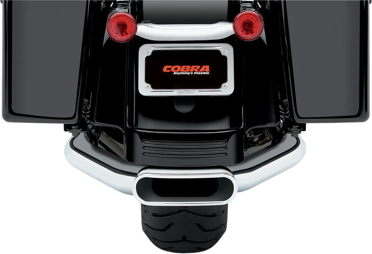 COBRA Center Pro Mufflers - Chrome - '09-'16 FL 6217