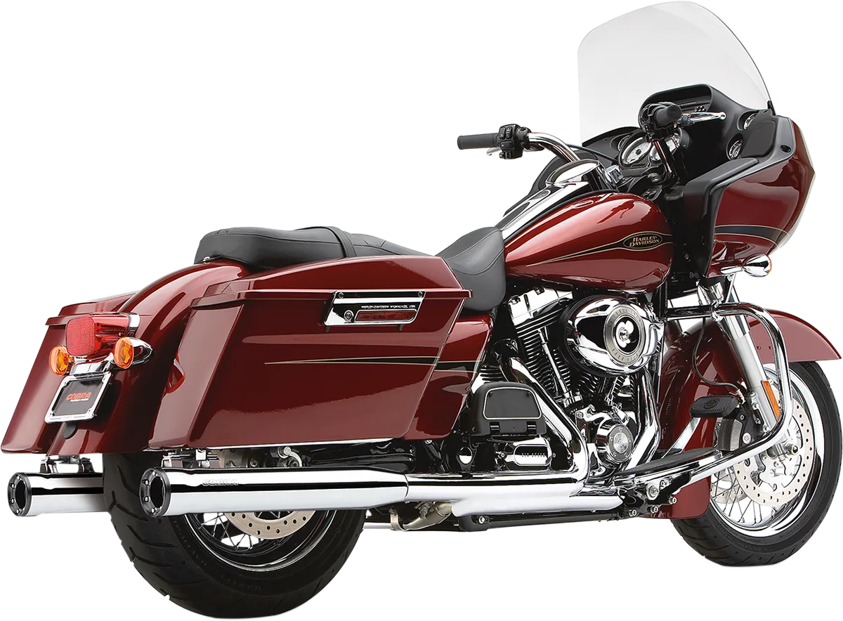 COBRA RPT 3" Mufflers - Chrome - '95-'16 Bagger 6070