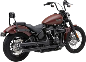 COBRA RPT Mufflers for Softail - Black 6057B