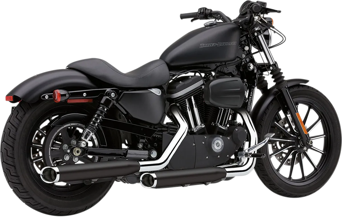 COBRA Slashcut Mufflers - Black - '04-'13 XL 6030RB