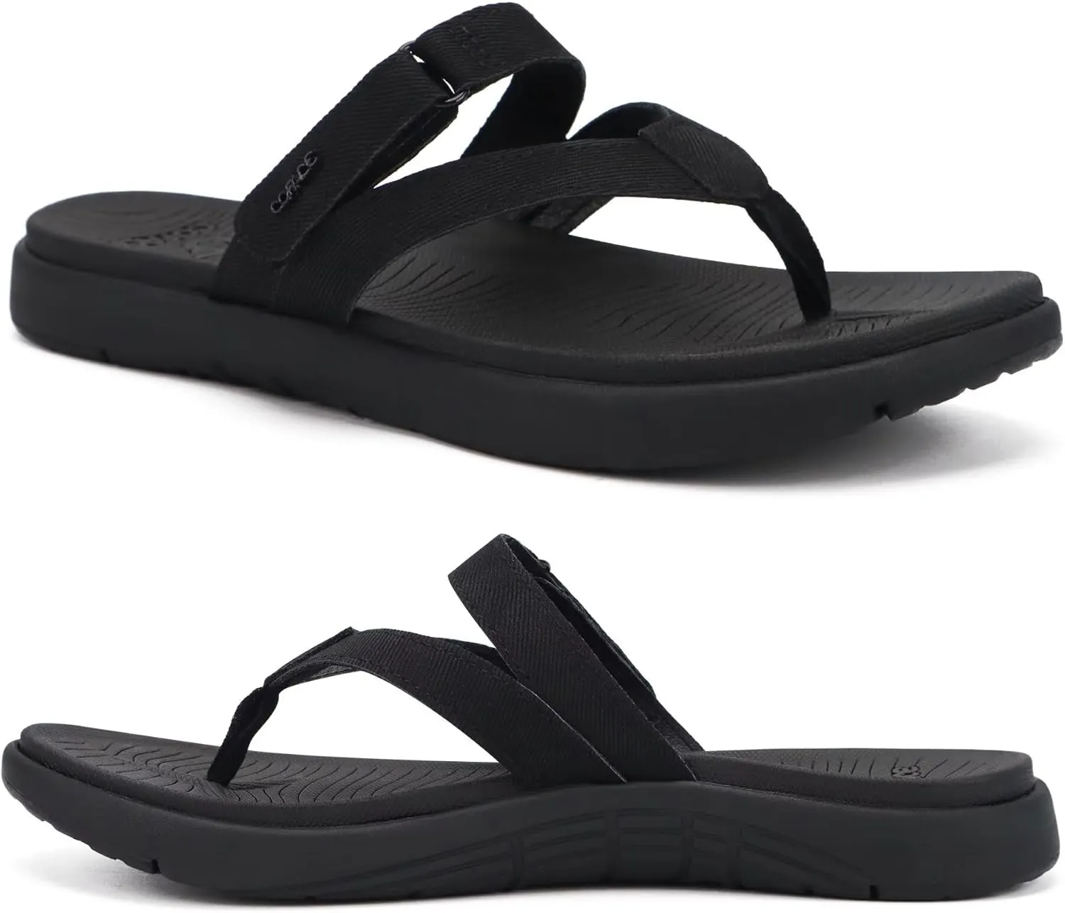 COFACE Womens Fashion Orthotic Flip Flops Ladies Slip On Lightweight Athletic Yoga Mat Cushion Thong Sandals With Comfortable Plantar Fasciitis Arch Support