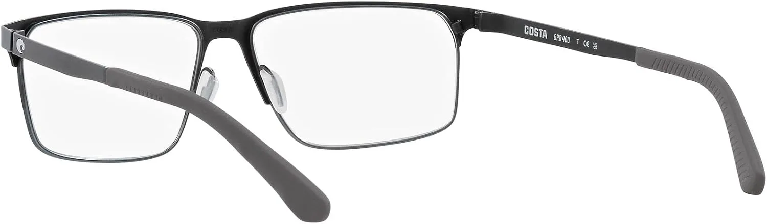 Costa Del Mar Men's Bimini Road 400 Rectangular Prescription Eyewear Frames