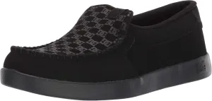 DC Men's Villain 2 Casual Slip On Skate Shoe Slipper, Black, 14