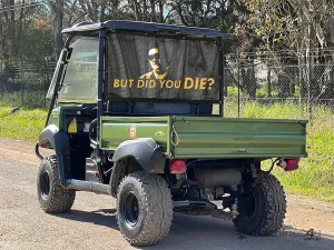 Did You Die UTV Dust Screen Fits Kawasaki Mule 4010