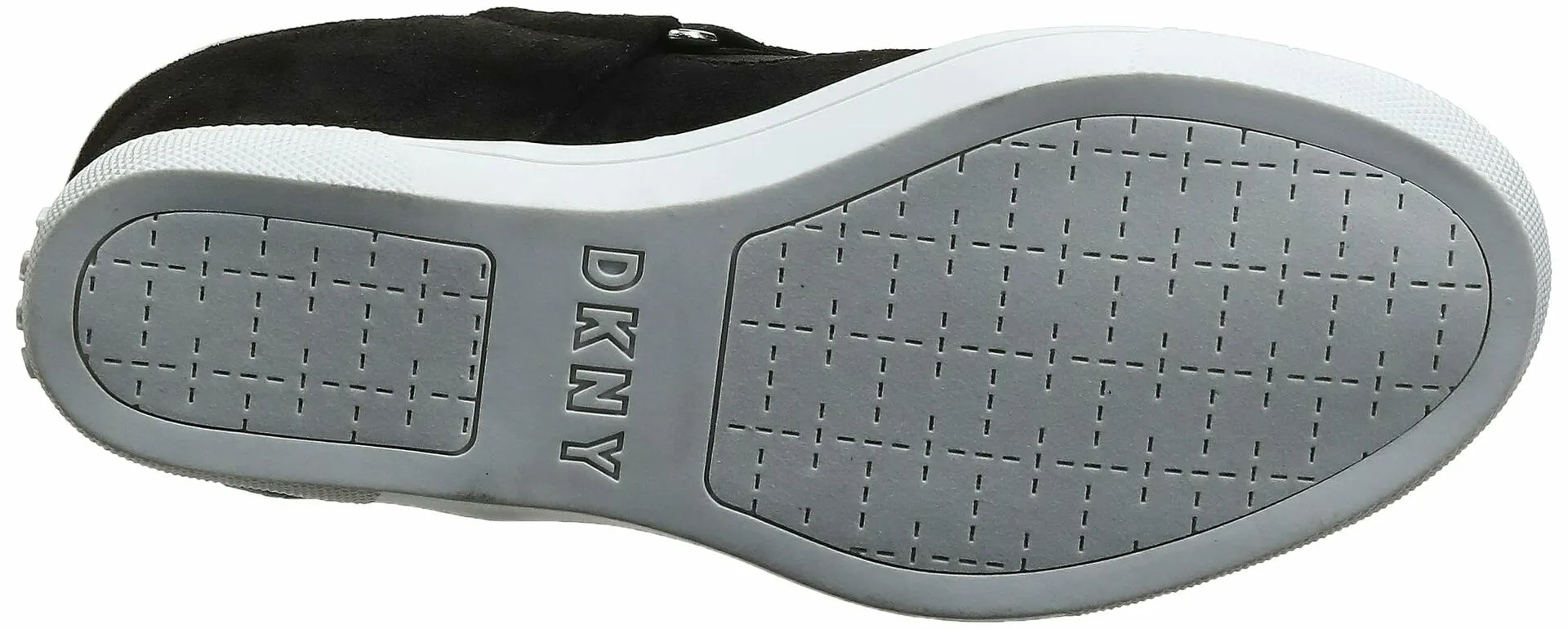 DKNY Women's Everyday Comfortable Wedge Sneaker, Black Cosmos, 7 - Like New