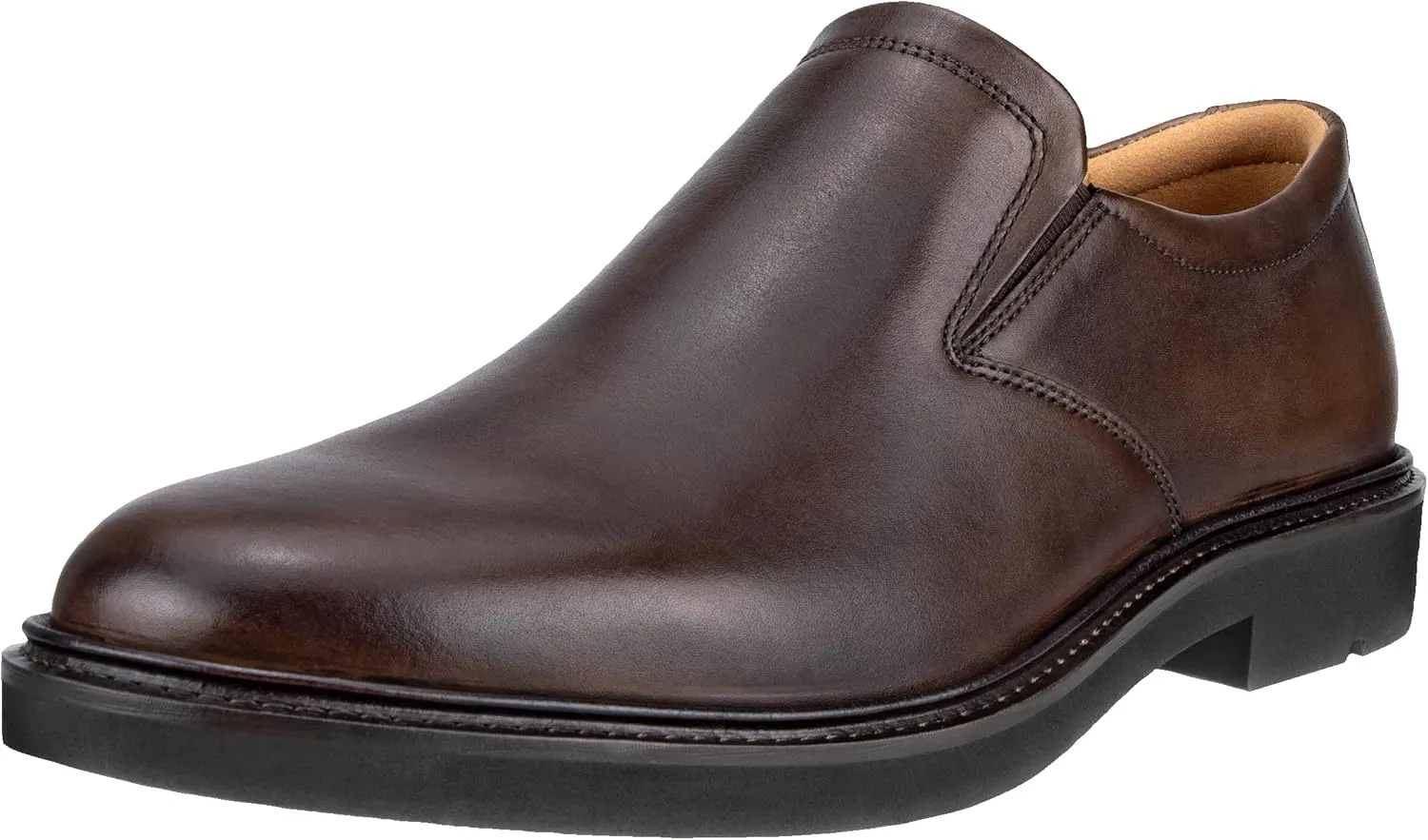 ECCO Men's London Plain Toe Slip on Oxford