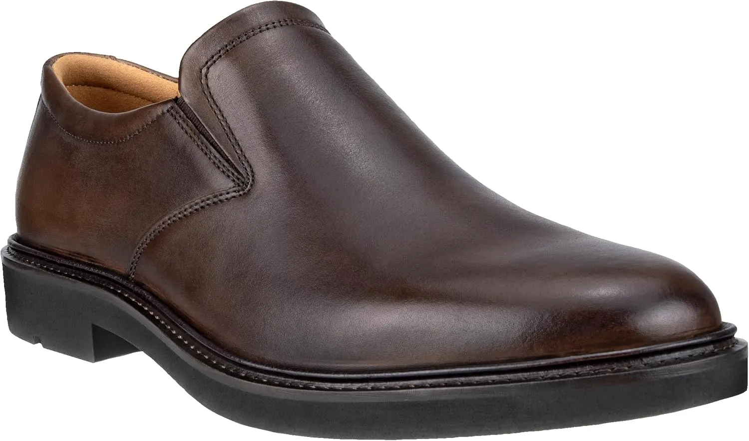 ECCO Men's London Plain Toe Slip on Oxford