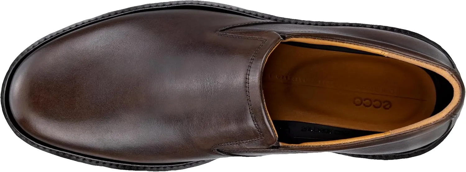 ECCO Men's London Plain Toe Slip on Oxford