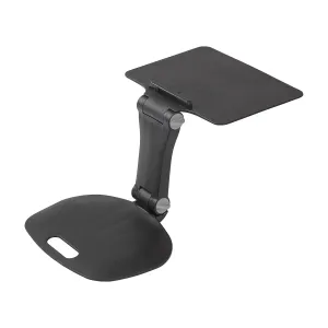 ECR4Kids The Surf Folding Portable Lap Desk, Flexible Seating, Black