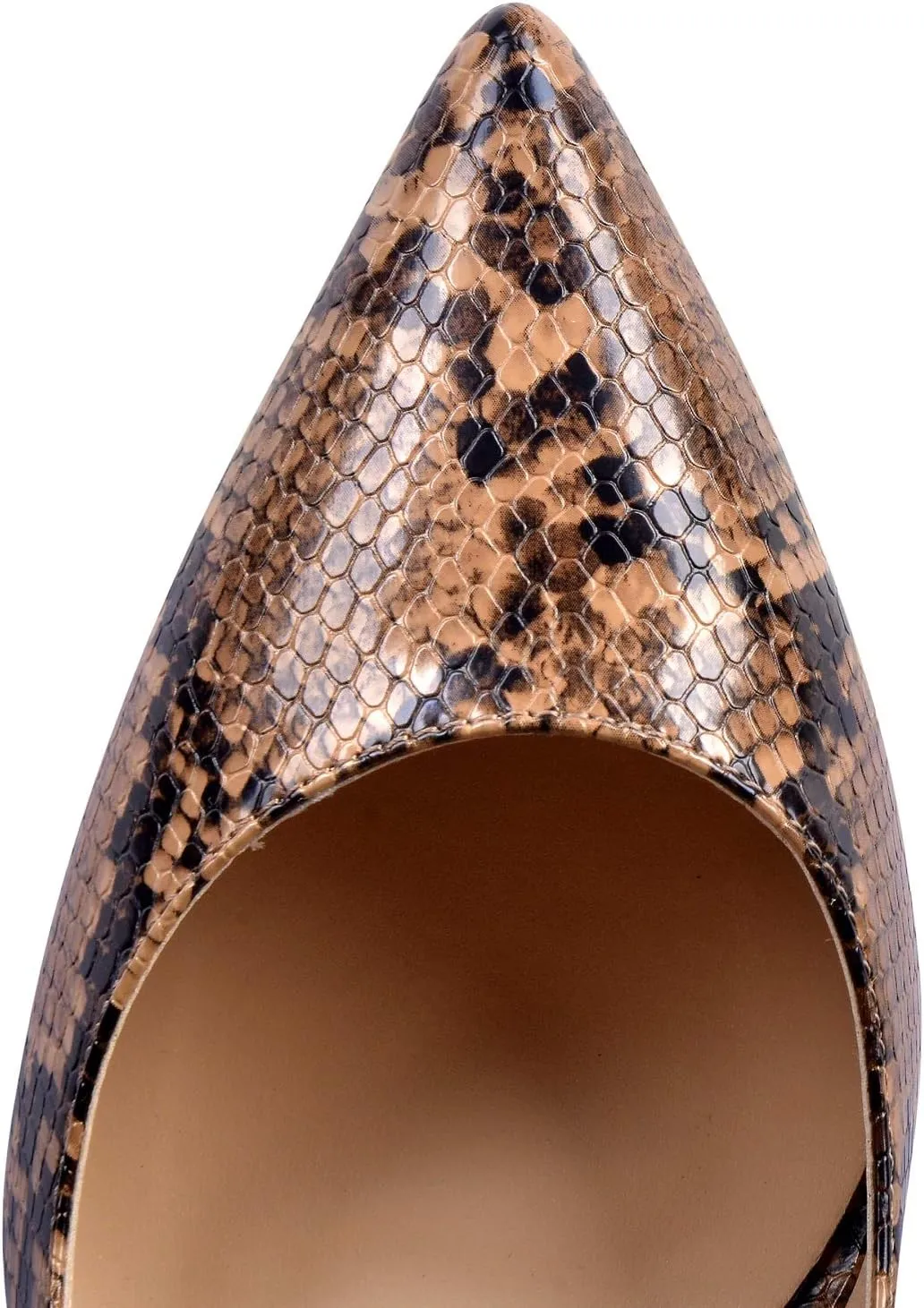 Eldof Women's Classic Dress Pumps Shoes, Sexy Pointed Toe 4" Stiletto High Heels, Office Formal Slip On Size 5-13