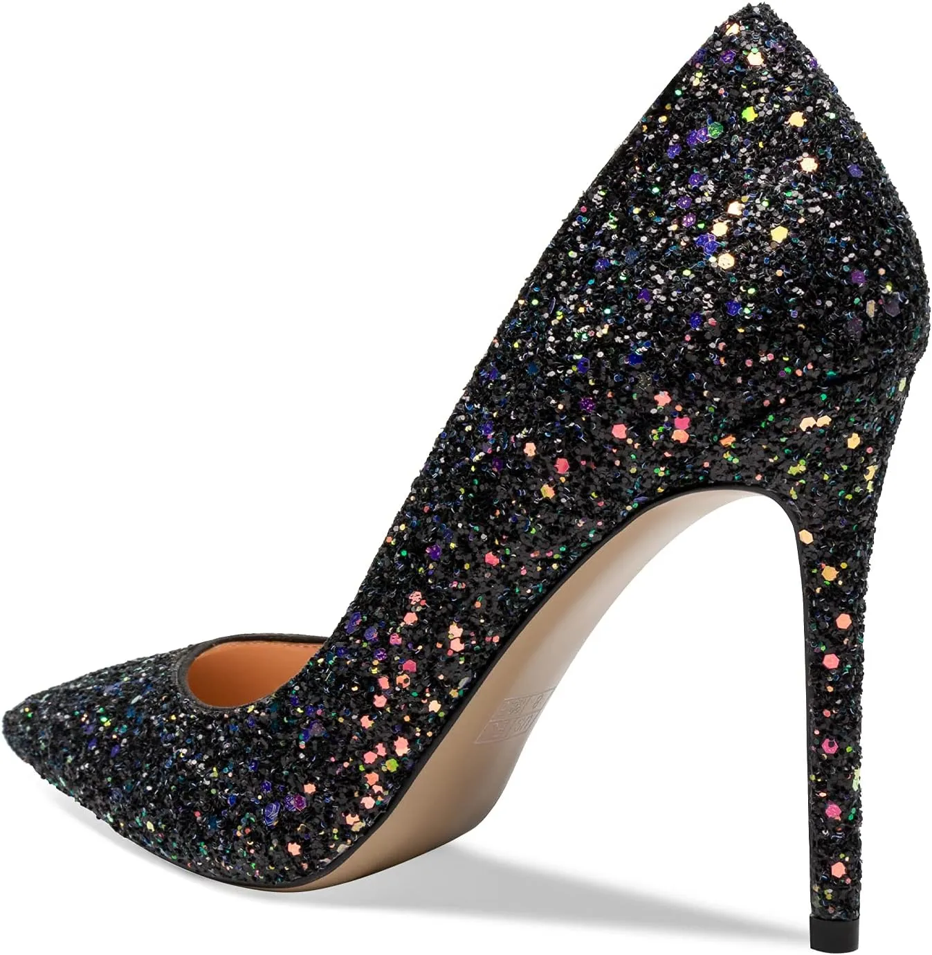 Eldof Women's Classic Dress Pumps Shoes, Sexy Pointed Toe 4" Stiletto High Heels, Office Formal Slip On Size 5-13