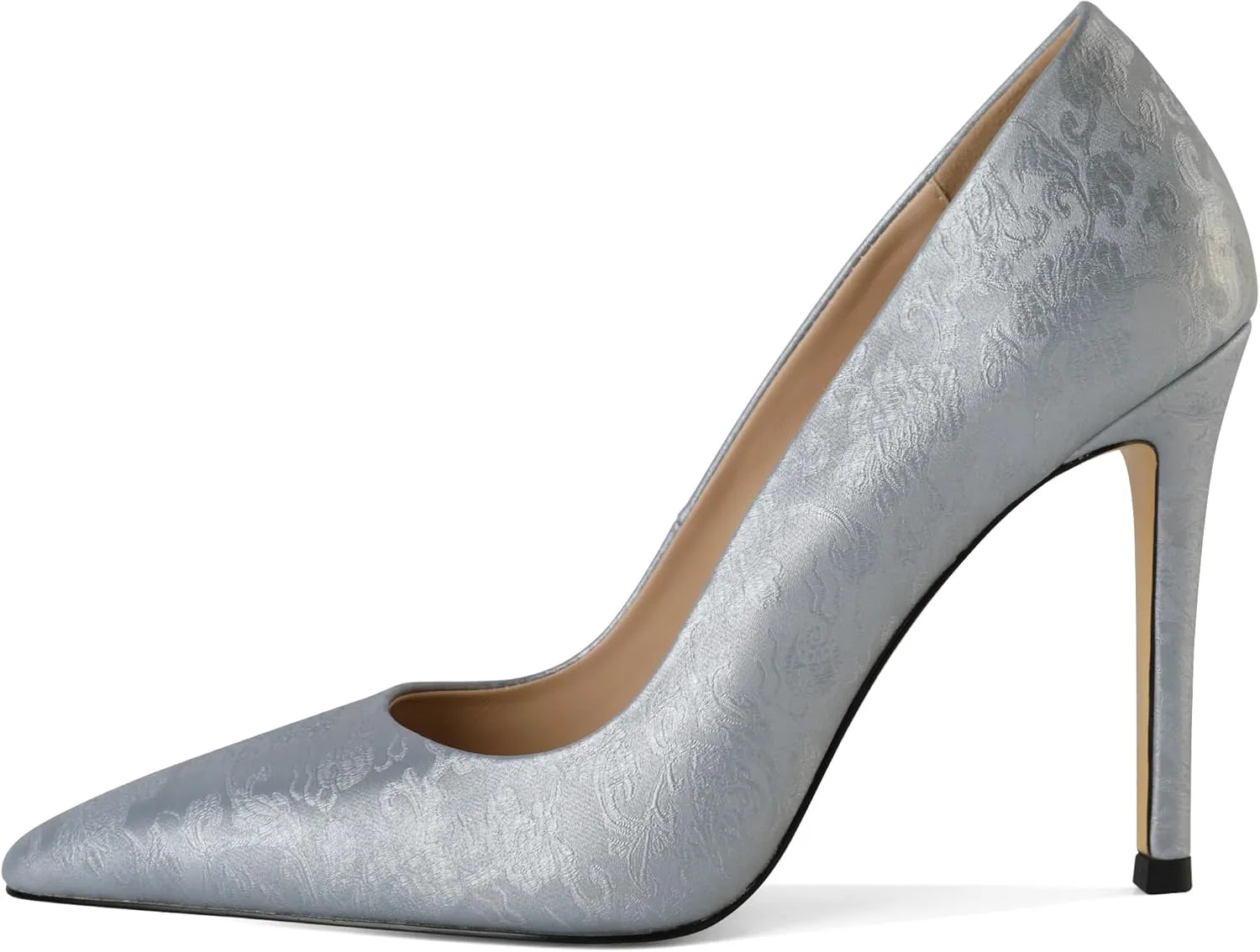 Eldof Women's Classic Dress Pumps Shoes, Sexy Pointed Toe 4" Stiletto High Heels, Office Formal Slip On Size 5-13