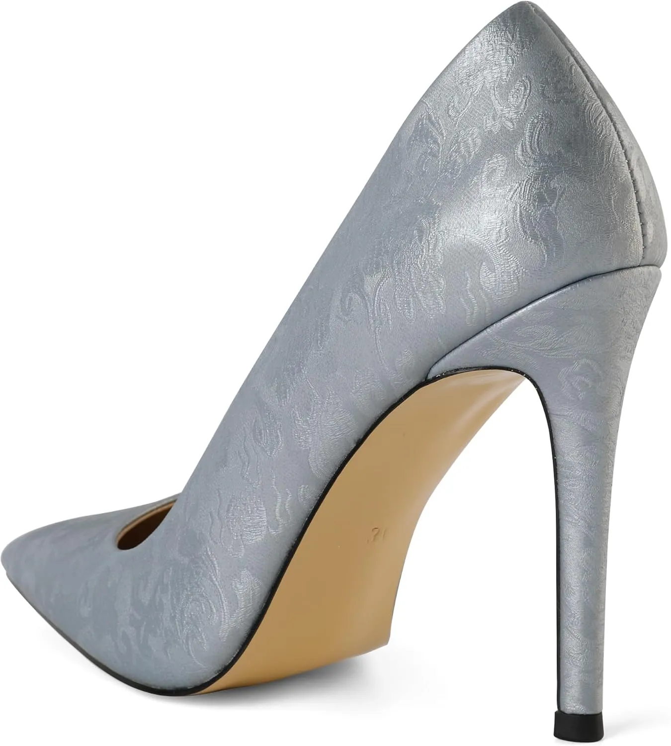 Eldof Women's Classic Dress Pumps Shoes, Sexy Pointed Toe 4" Stiletto High Heels, Office Formal Slip On Size 5-13