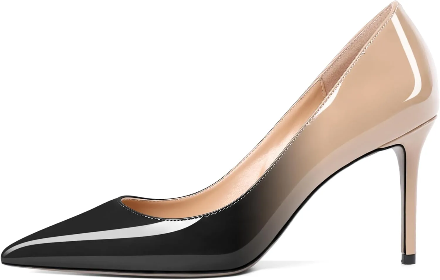 Eldof Women's High Heel Pumps - Classy Pointy Toe Pumps_- Office Wedding Party Event Comfort Heels