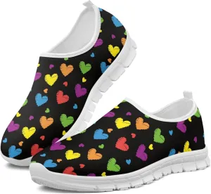 Fashion Design Walking Shoes for Women Comfort Slip on Casual Sneakers Size 5-10.5