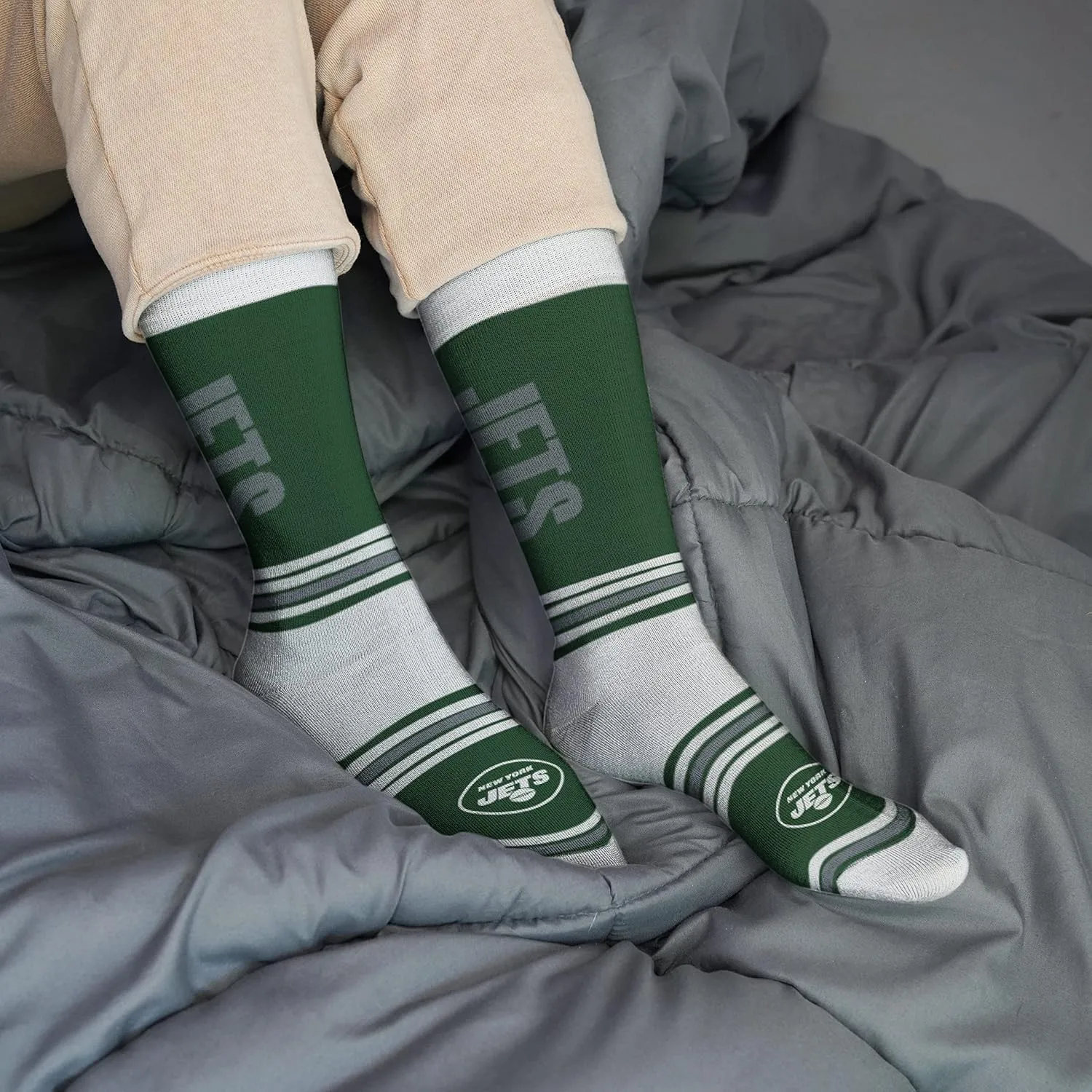 FBF NFL Go Team Dress Crew Sock