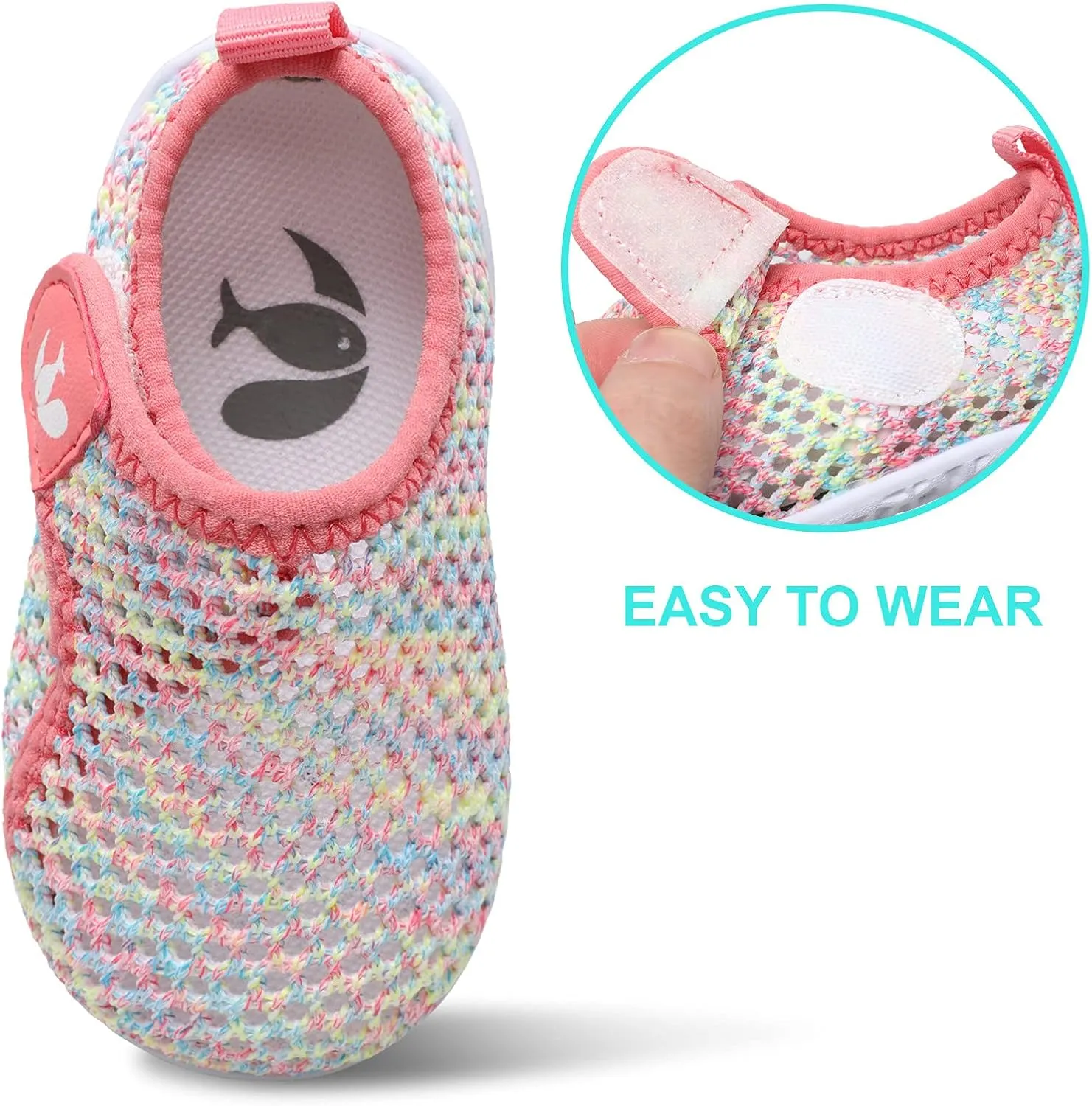 FEETCITY Baby Boys Girls Water Sport Shoes Barefoot Kids Aqua Socks Quick-Dry Beach Swim Pool Shoes