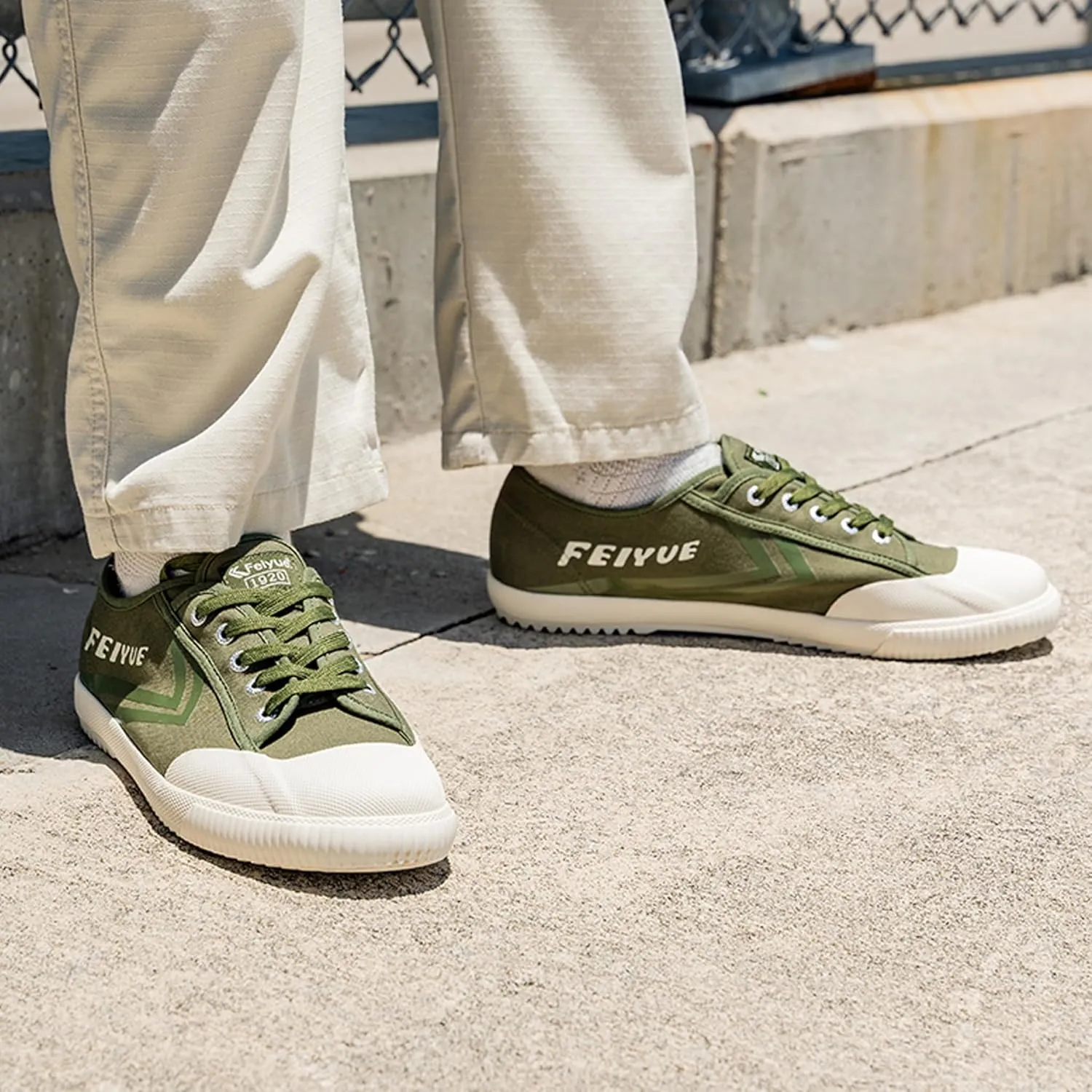 FEIYUE Fe Lo 1920 Low Top Canvas Performance Shoe with Rubber Sole Everyday Fashion Sneaker