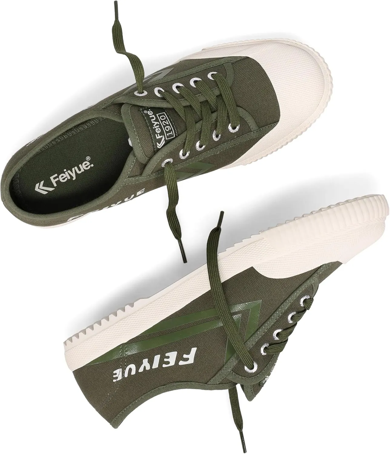 FEIYUE Fe Lo 1920 Low Top Canvas Performance Shoe with Rubber Sole Everyday Fashion Sneaker