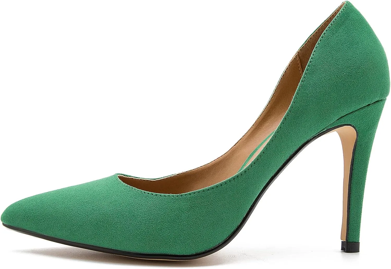 fereshte Women's Men's Slip On Stilettos High Heels Dress Pumps Shoes